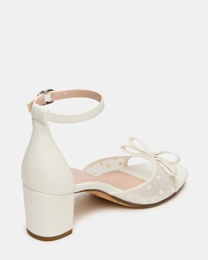 Kids Adia White Mesh