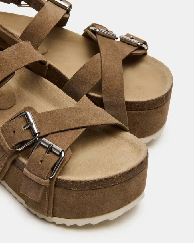 Kiwi Taupe Wildleder Kiwi Taupe Wildleder