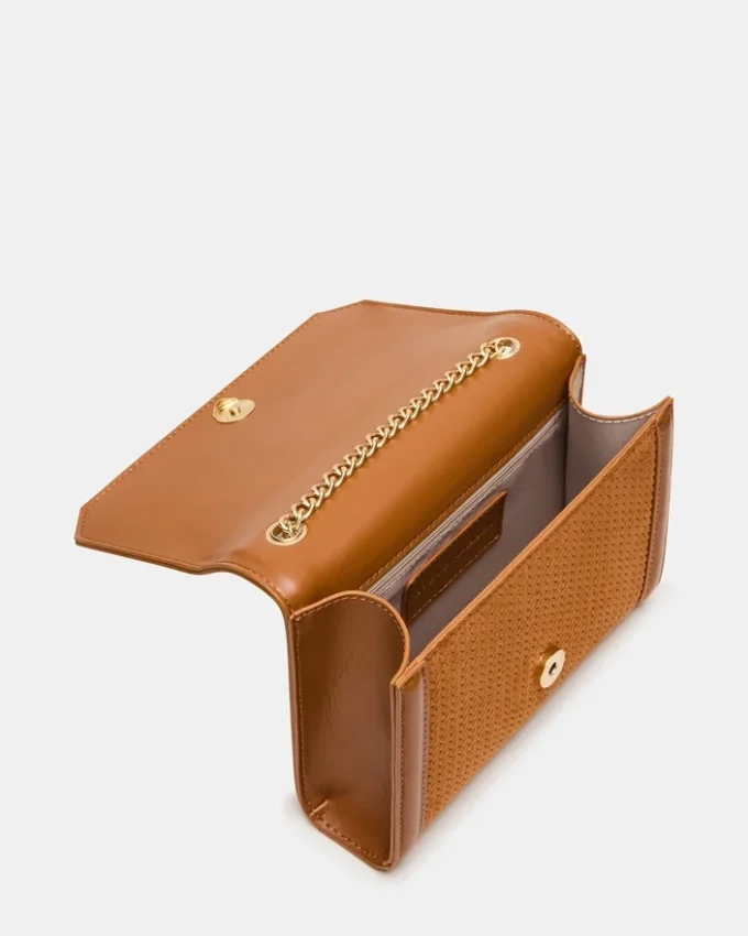 Larisa Woven Bag in Tabak