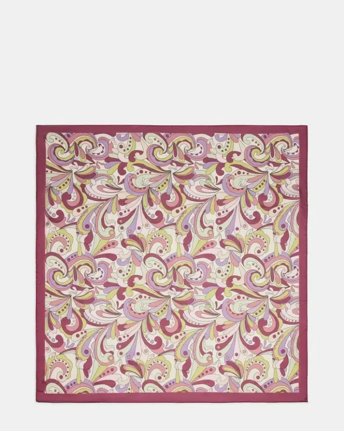 Lavendel-bedruckter Schal