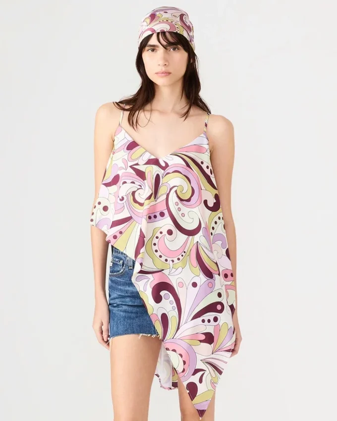 Lavendel-bedruckter Schal