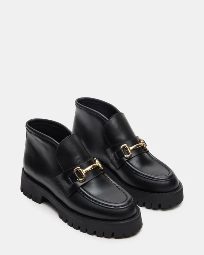 Leon Schwarzes Leder