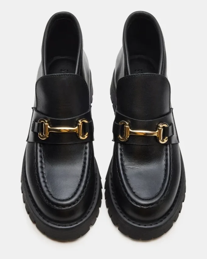 Leon Schwarzes Leder