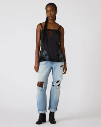 Leonorah Top Schwarz