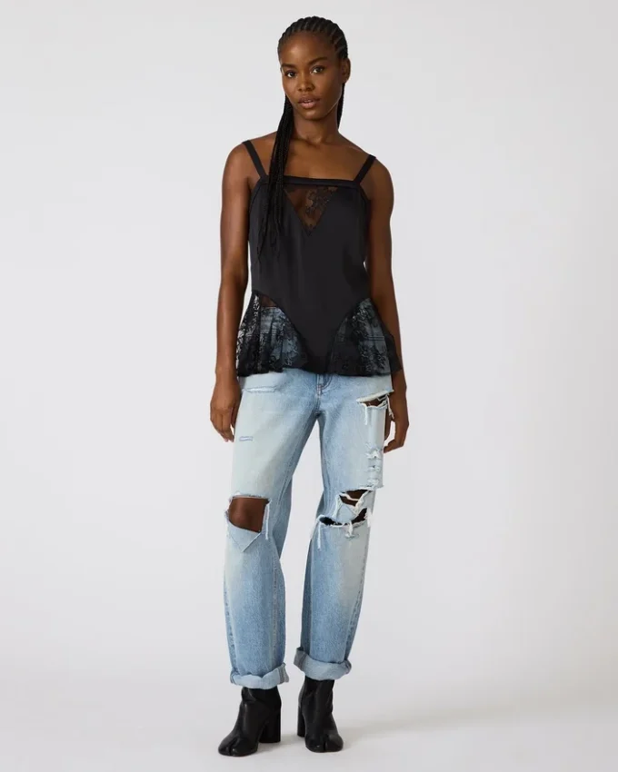 Leonorah Top Schwarz