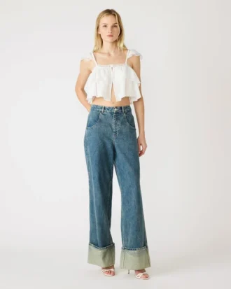 Leta-Oberteil Schneeweiß