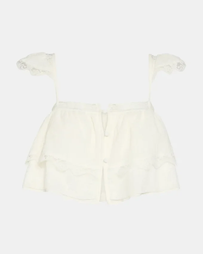 Leta-Oberteil Schneeweiß