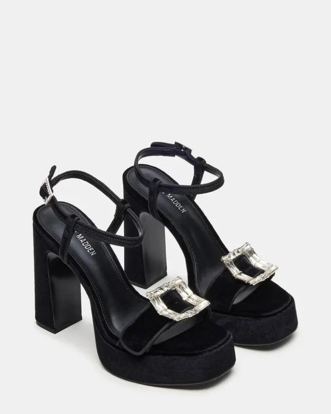 Liandra Buckle Black Velvet Liandra Buckle Black Velvet