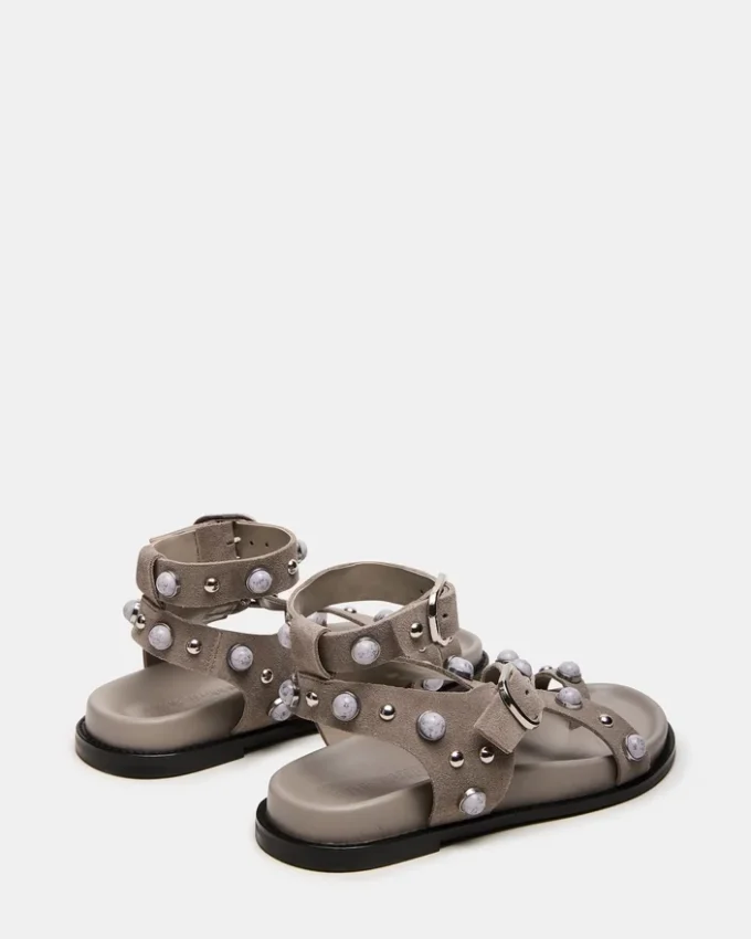 Linear Graues Wildleder