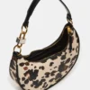 Lohan-Tasche mit braunem Print
