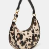 Lohan-Tasche mit braunem Print