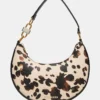 Lohan-Tasche mit braunem Print