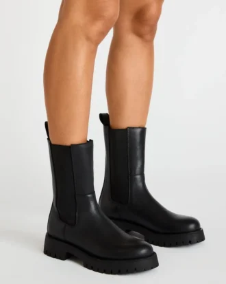 Lowa Schwarzes Leder