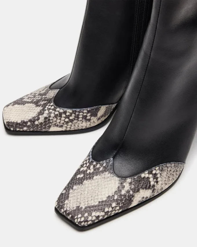 Lyle Schwarzes Leder mit Schlangenmuster Lyle Schwarzes Leder mit Schlangenmuster