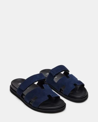 Maiven Navy Wildleder