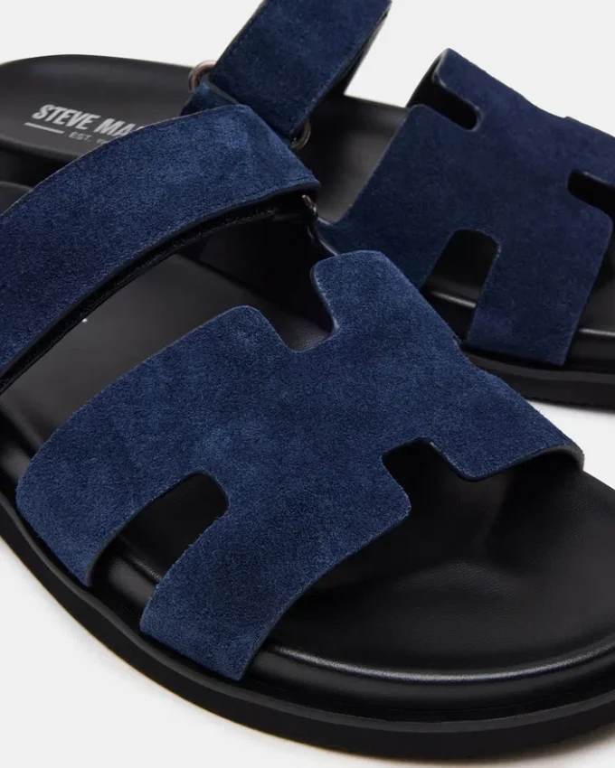 Maiven Navy Wildleder