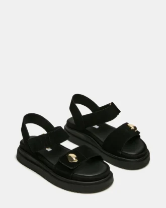 Matine Schwarzes Wildleder