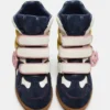 Mavis Navy Wildleder