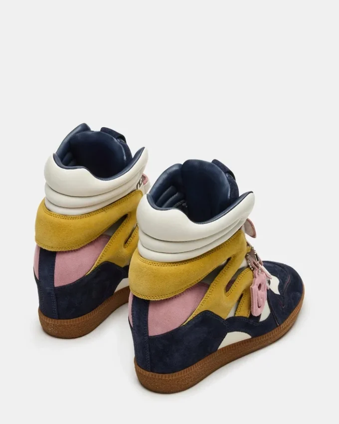 Mavis Navy Wildleder