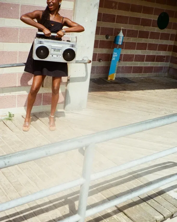 Meadow-Kleid Schwarz