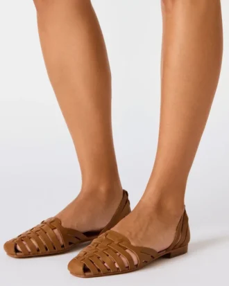 Medlin hellbraunes Leder