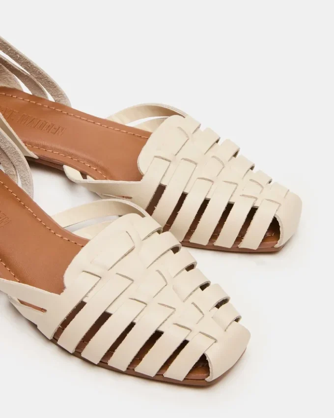 Medlin Weißes Leder