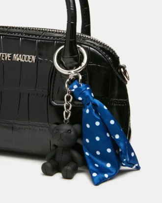 Melodie-Tasche Schwarz Krokodil