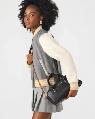 Merit-Tasche aus schwarzem Leder Merit-Tasche aus schwarzem Leder