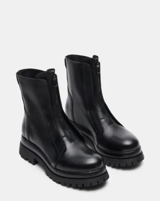 Milton Schwarzes Leder