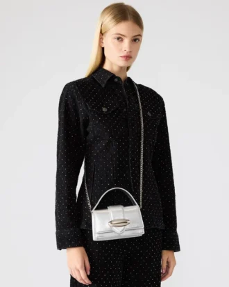 Mishell Tasche Silver Disco