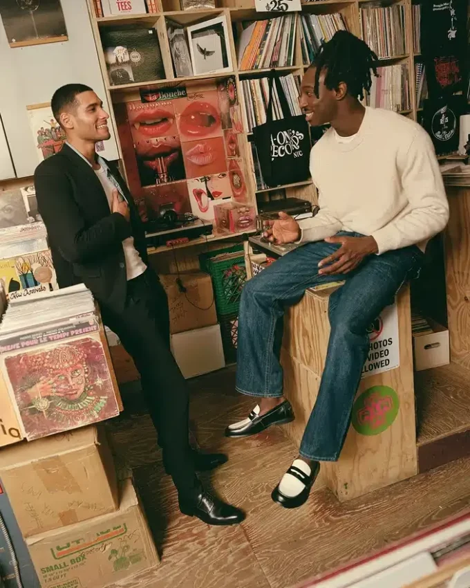 Natan Schwarz/Weißes Leder Natan Schwarz/Weißes Leder