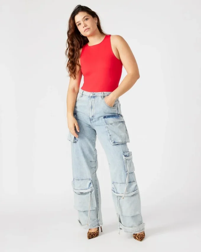 Nico Bodysuit Rot Nico Bodysuit Rot