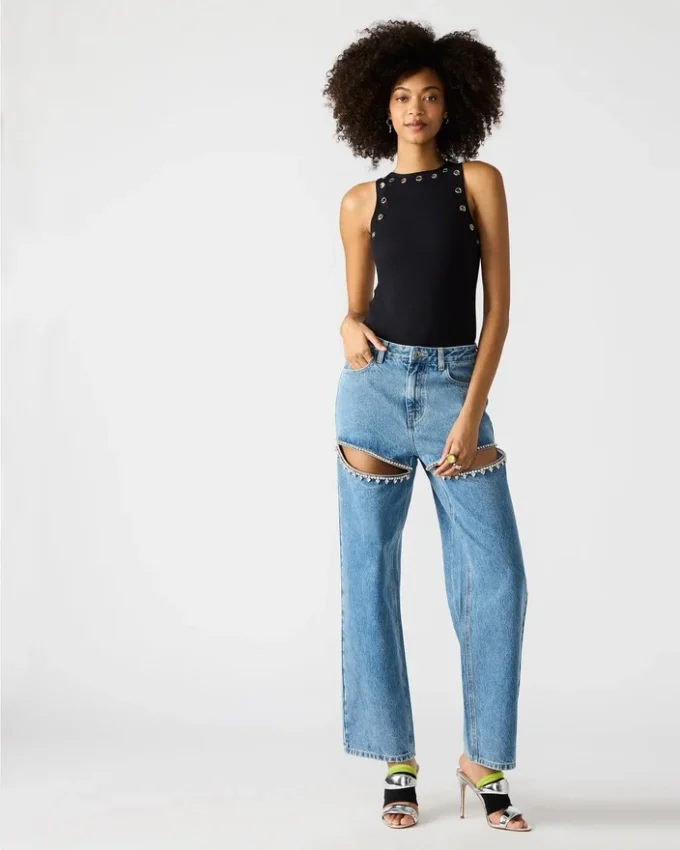 Nico Grommet Bodysuit Schwarz