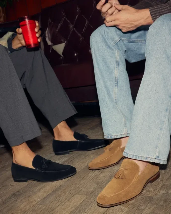 Ondre Schwarzes Wildleder