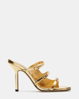 Opulentes goldfarbenes Leder
