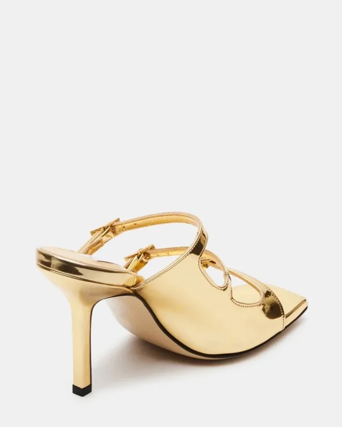 Opulentes goldfarbenes Leder