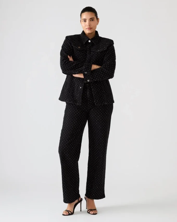 Parc Crystal Jacke Schwarz