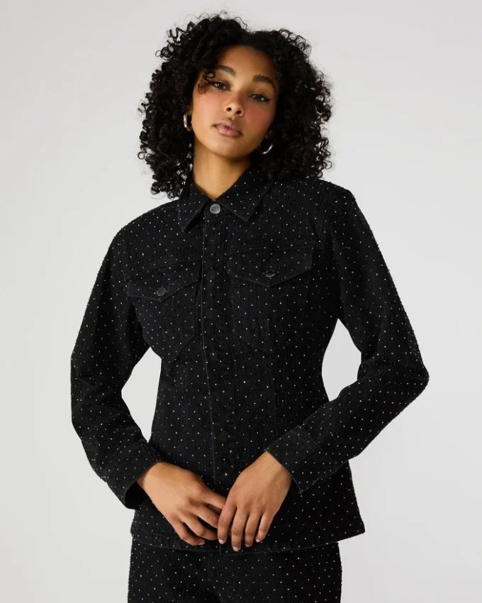 Parc Crystal Jacke Schwarz