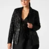 Payton Paillettenblazer Schwarz Payton Paillettenblazer Schwarz
