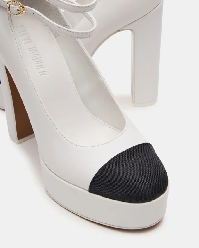 Peyton Weißes Leder