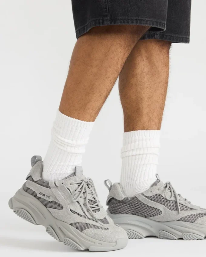 Possess Graues Wildleder