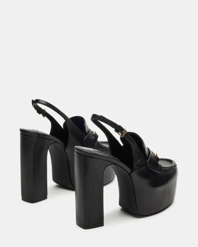 Quinn Schwarzes Leder