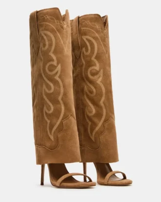 Ravine Western-Stil Tan Suede