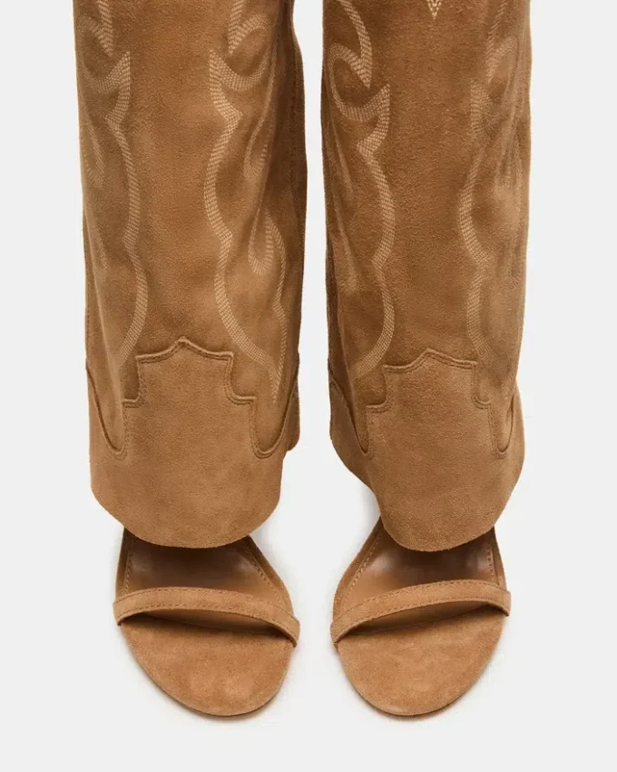 Ravine Western-Stil Tan Suede