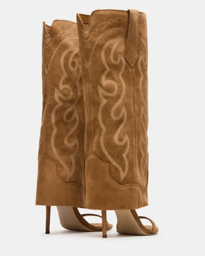 Ravine Western-Stil Tan Suede
