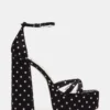 Retro Weiß/Schwarz mit Polka-Dots Retro Weiß/Schwarz mit Polka-Dots