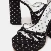 Retro Weiß/Schwarz mit Polka-Dots Retro Weiß/Schwarz mit Polka-Dots