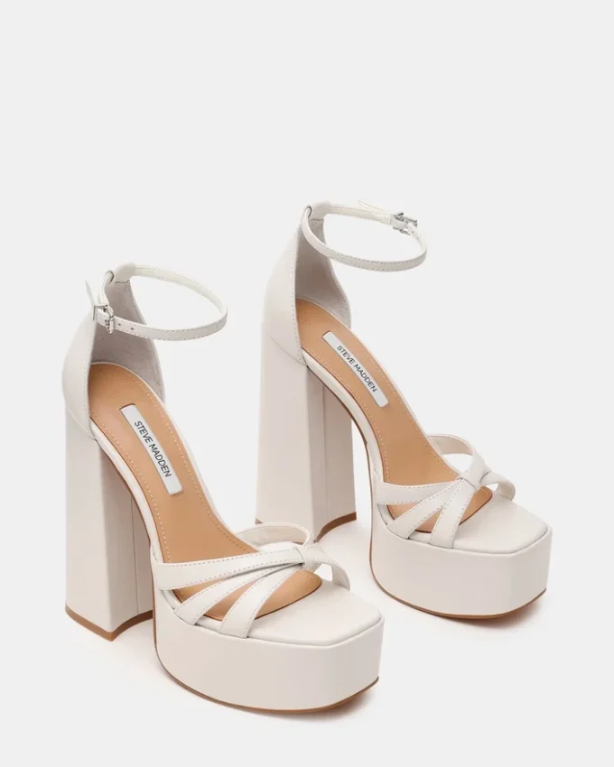 Retro-Weißes Leder Retro-Weißes Leder