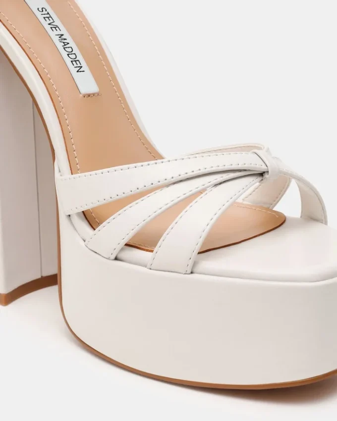 Retro-Weißes Leder Retro-Weißes Leder