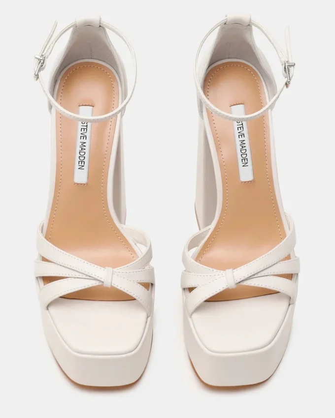 Retro-Weißes Leder Retro-Weißes Leder